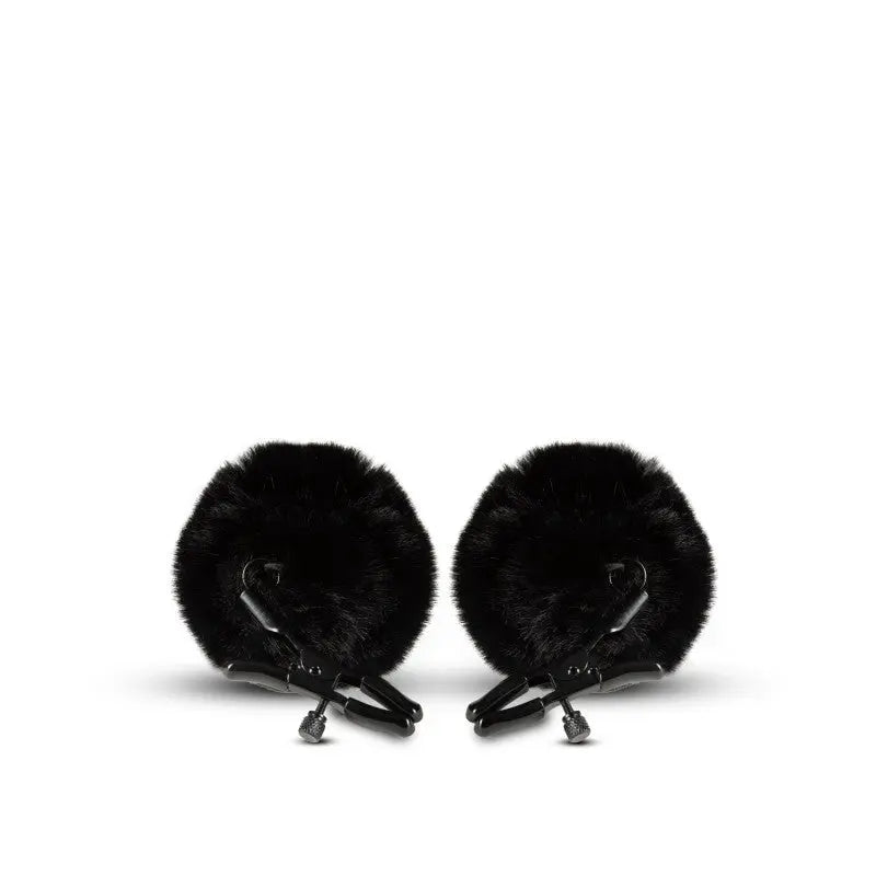 Noir Pom Adjustable Nipple Clamps Blush Novelty