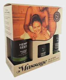 Earthly Body Hemp Seed Massage In A Box Earthly Body
