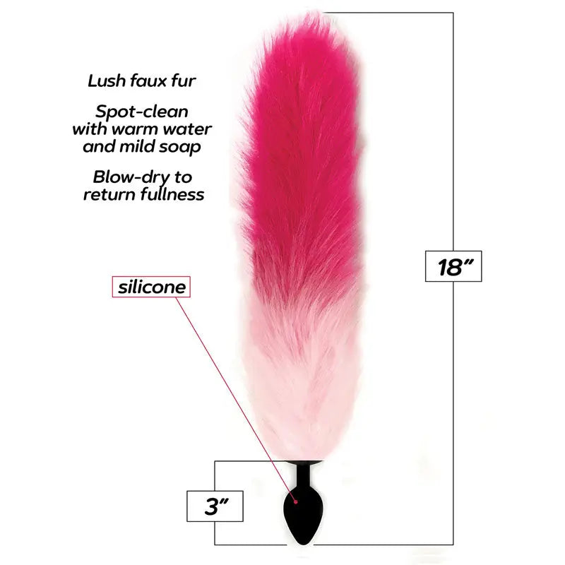 Icon Brands Foxy Fox Tail Silicone Butt Plug Icon Brands
