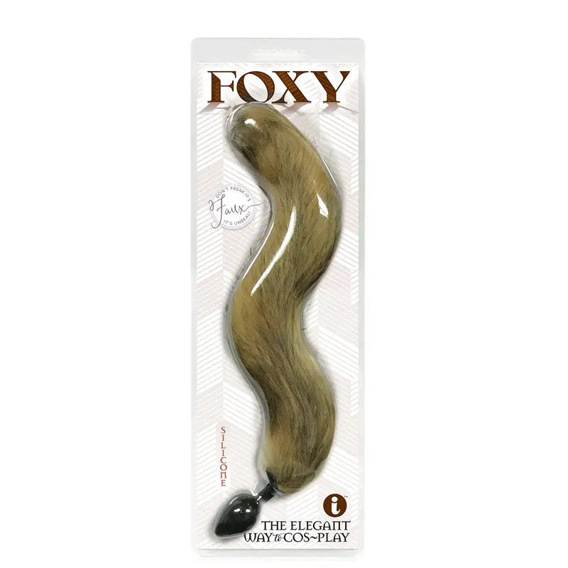 Icon Brands Foxy Fox Tail Silicone Butt Plug Icon Brands