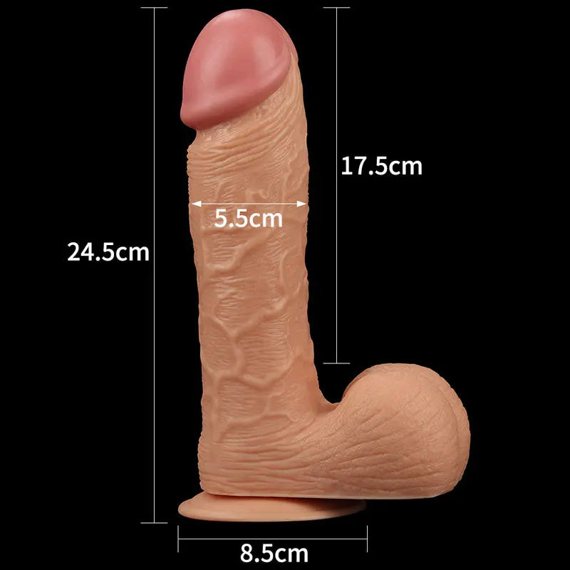Lovetoy King Size 9'' Realistic Dildo Lovetoy