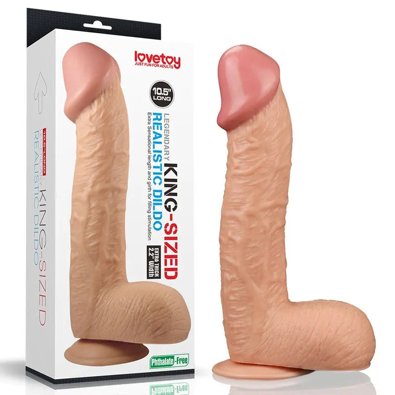 Lovetoy King Size 10.5'' Realistic Dildo Lovetoy