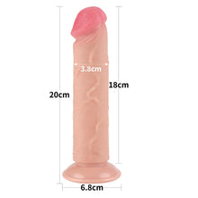 Lovetoy Sliding Skin Dual Layer Dong 8" Lovetoy