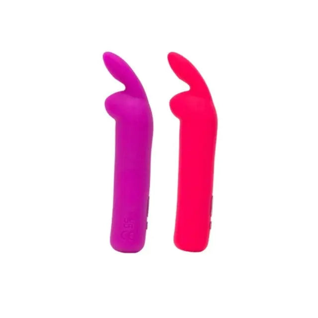 Happy Rabbit Rechargeable Silicone Rabbit Ears Bullet Vibrator Happy Rabbit