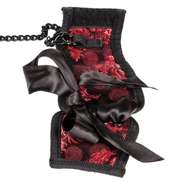 CalExotics Scandal Corset Cuffs Red CalExotics
