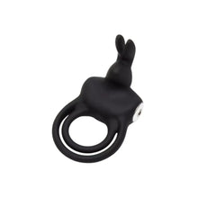 Happy Rabbit Stimulating Rechargeable Rabbit Cock Ring Black Happy Rabbit