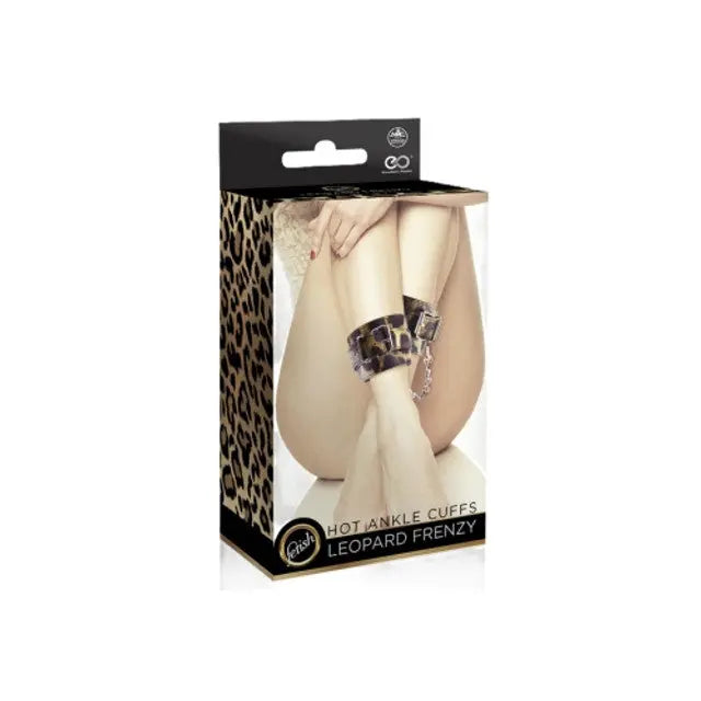 Excellent Power Leopard PU Leather Ankle Cuffs Excellent Power