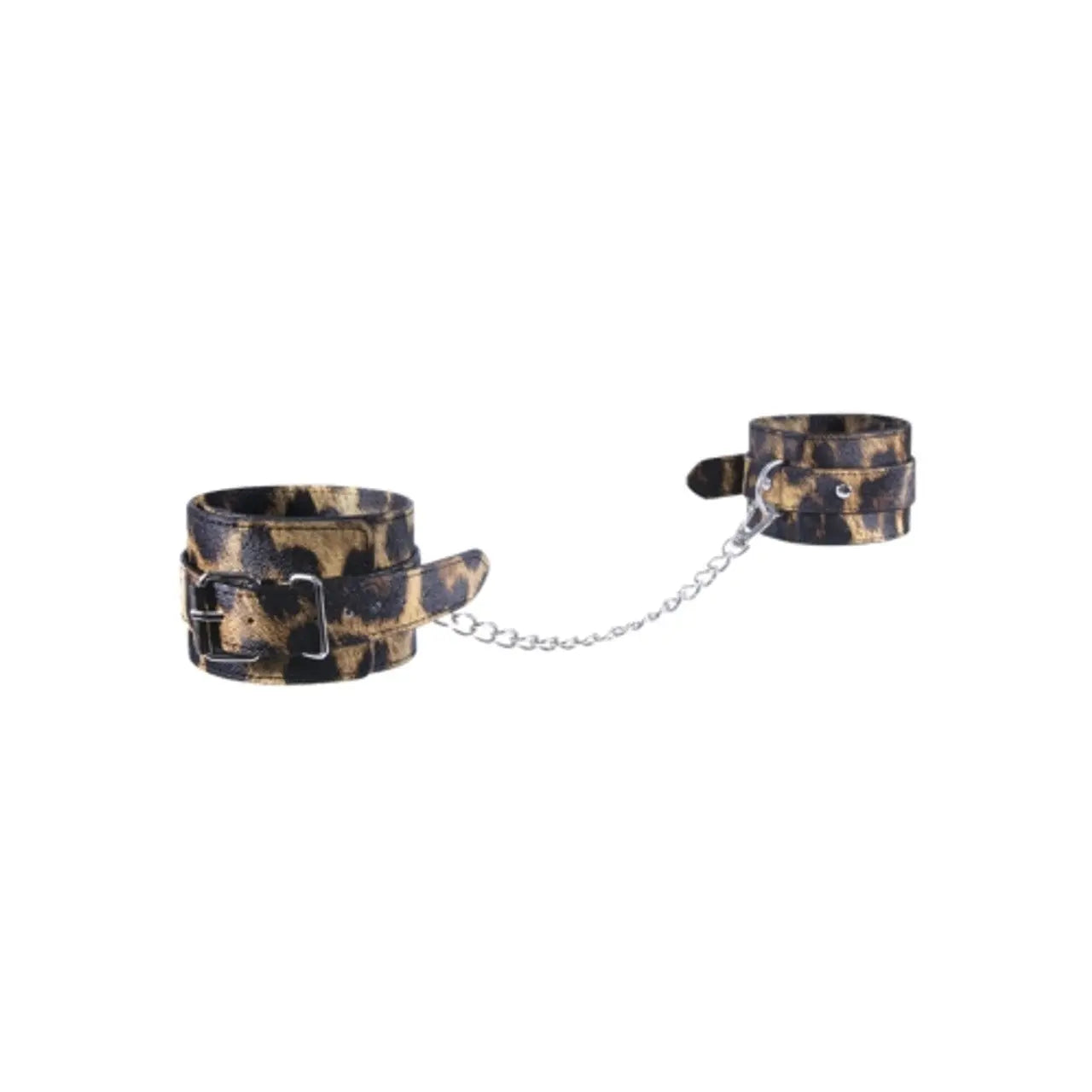 Excellent Power Leopard PU Leather Ankle Cuffs Excellent Power
