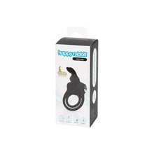 Happy Rabbit Stimulating Rechargeable Rabbit Cock Ring Black Happy Rabbit
