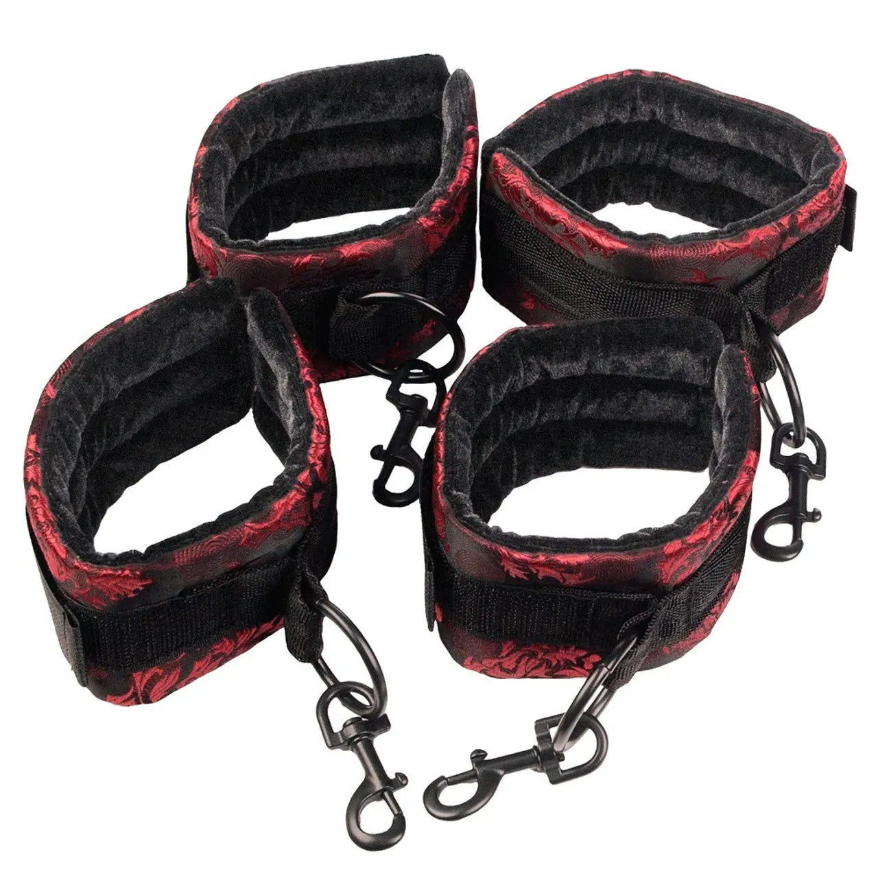 CalExotics Scandal Bed Restraints Red CalExotics