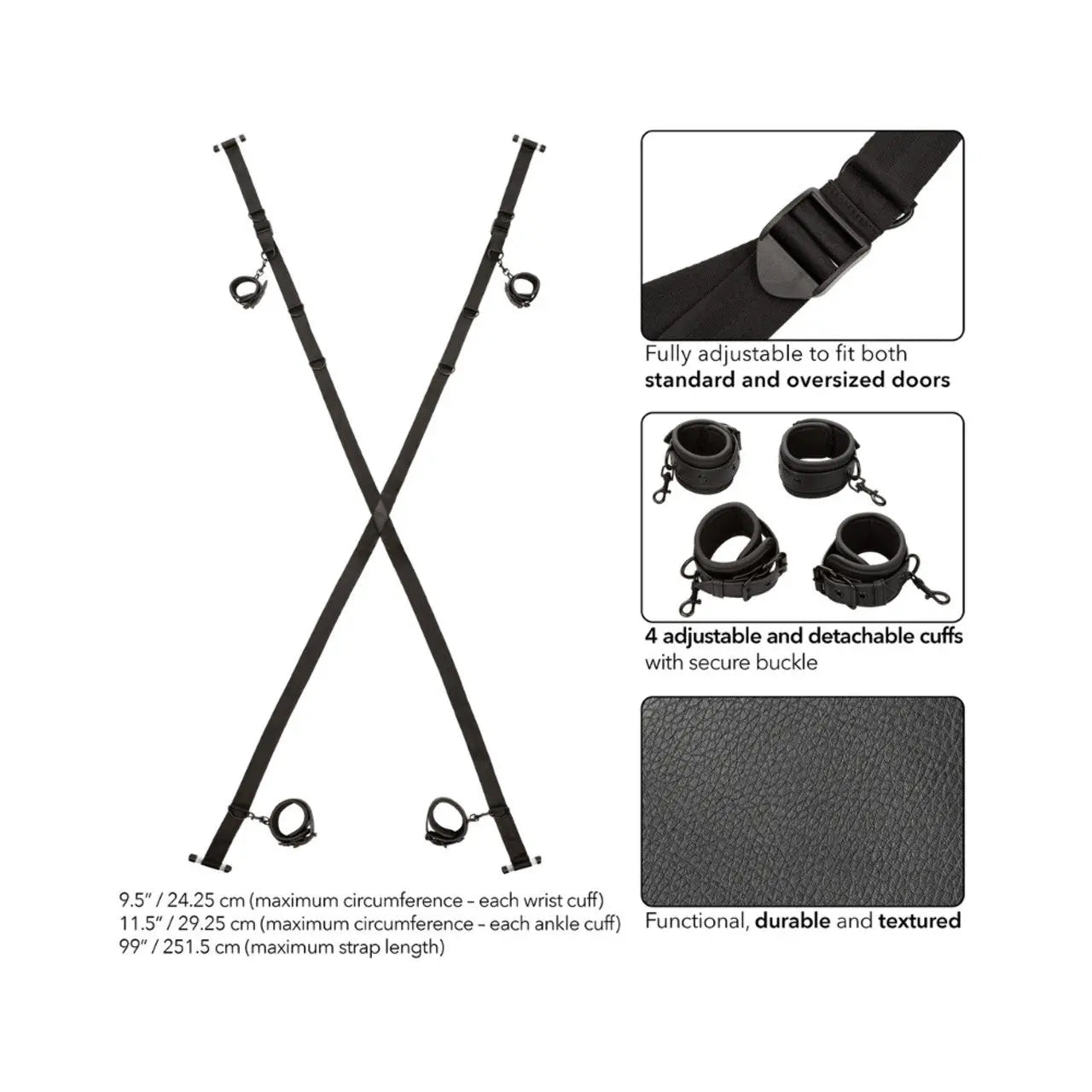 CalExotics Nocturnalª Collection Over The Door Cross CalExotics