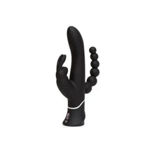 Happy Rabbit Triple Curve Rechargeable Rabbit Vibrator Black Happy Rabbit