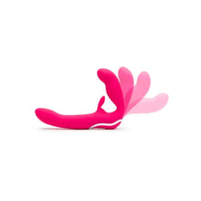 Happy Rabbit Rechargeable Vibrating Strapless Strap On Pink Happy Rabbit