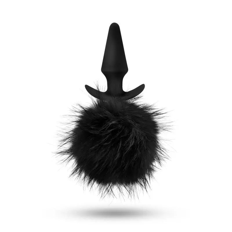 Anal Adventures Platinum Rabbit Tail Plug Blush Novelty