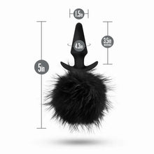 Anal Adventures Platinum Rabbit Tail Plug Blush Novelty
