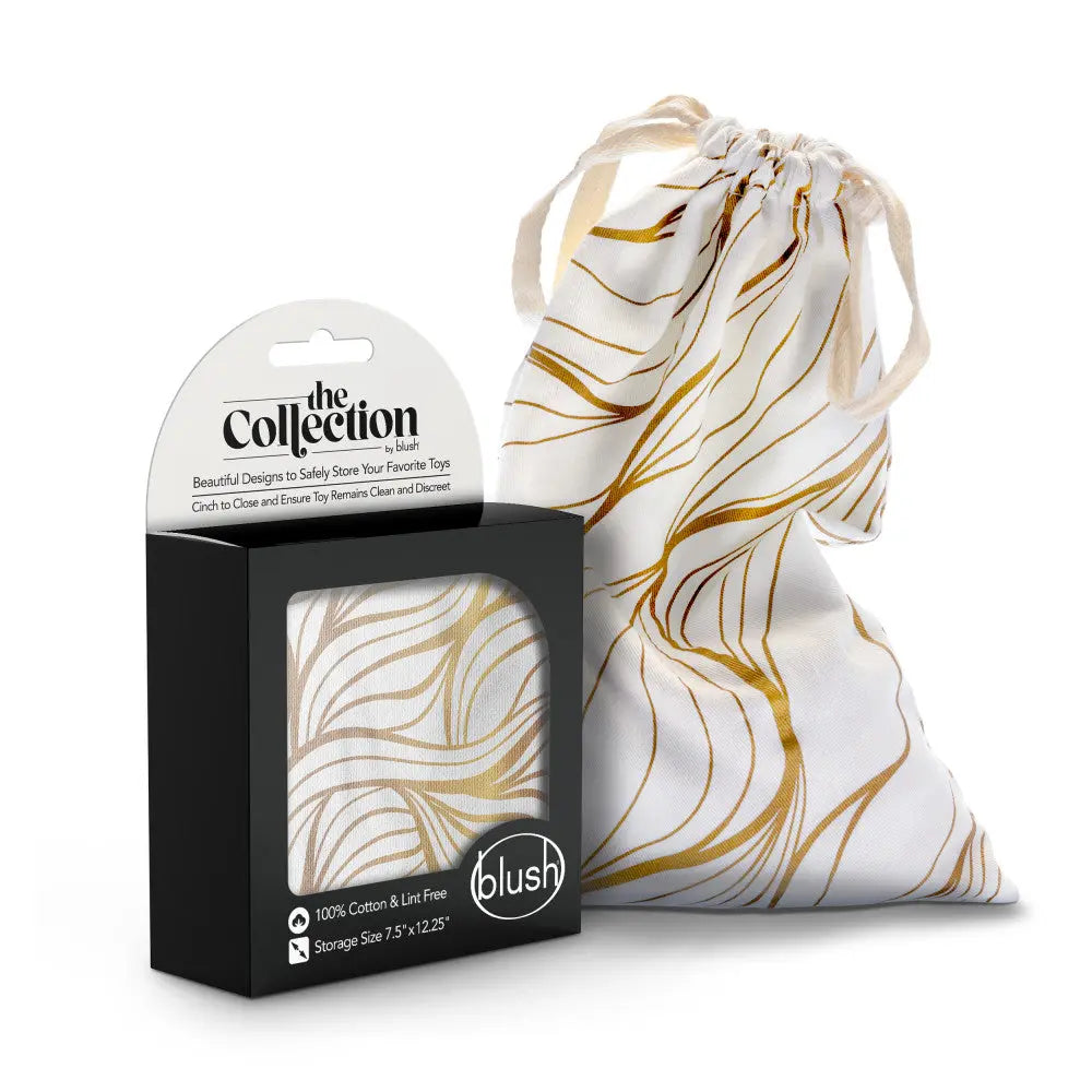 The Collection Cotton Toy Storage Bag Blush Novelty
