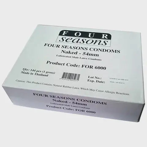 Four Seasons Naked Classic Condoms 144 Pack Four Season