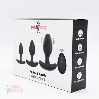 Only Feels Plug and Grow Anal Training Plugs