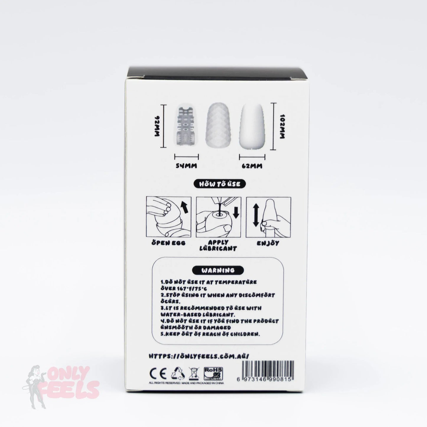 Only Feels Nut Funnel Male Masturbator