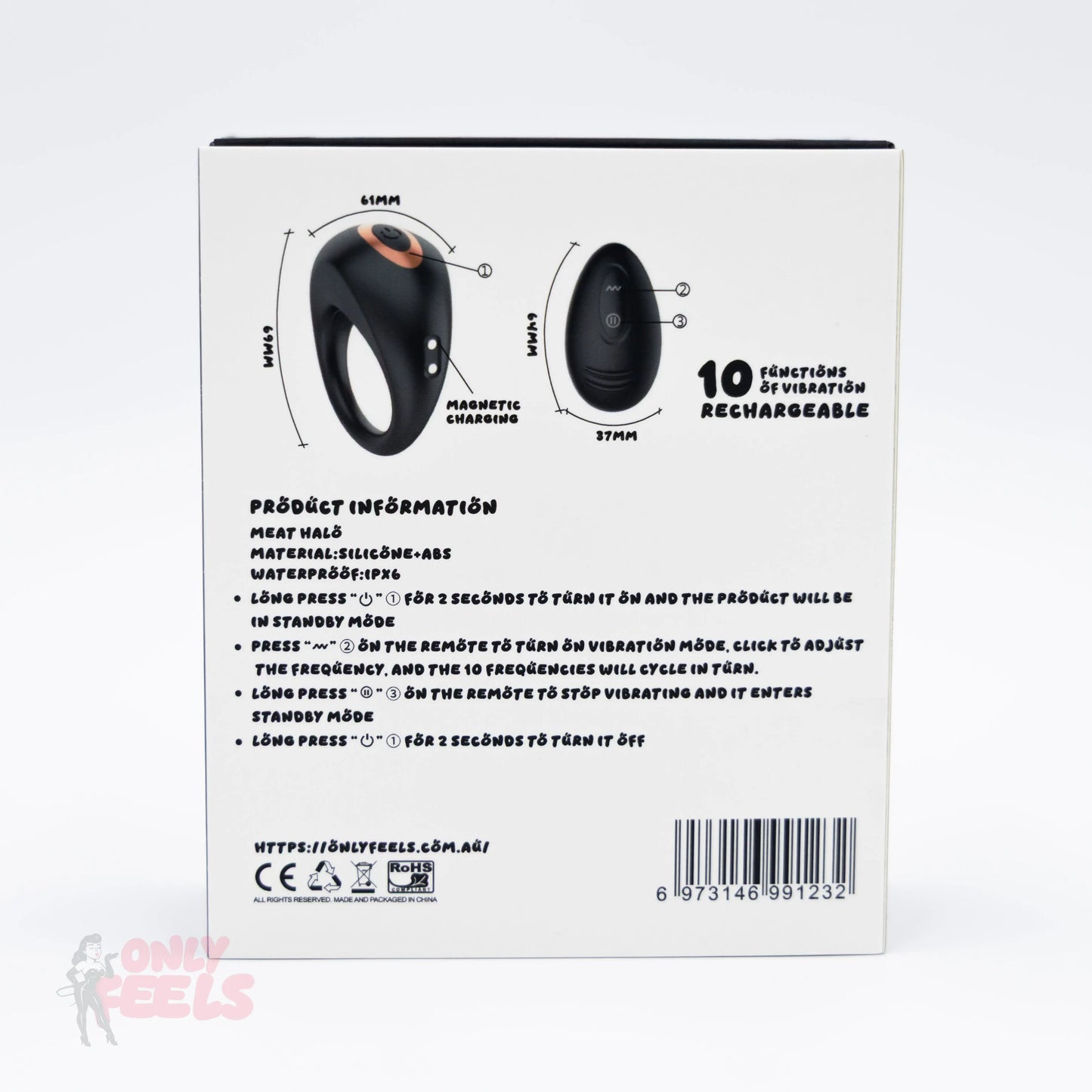 Only Feels Meat Halo Cock Ring