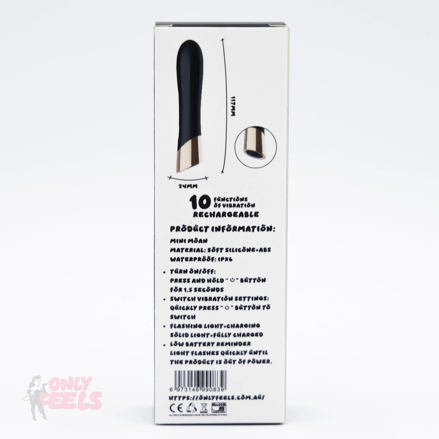 Only Feels Point and Moan Bullet Vibrator