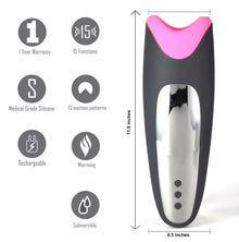 Maia PIPER Heating Vibrating Masturbator Maia Toys