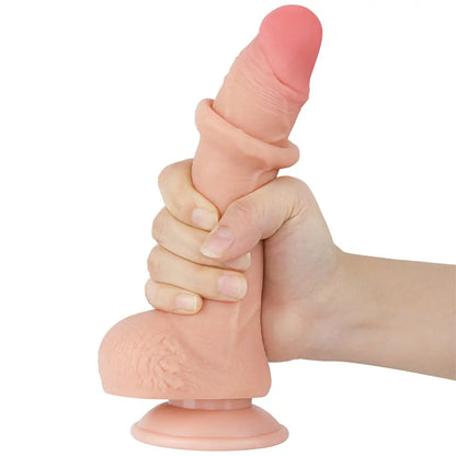 Lovetoy Sliding Skin Dual Layer Dong 7.5" Lovetoy