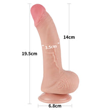 Lovetoy Sliding Skin Dual Layer Dong 7.5" Lovetoy