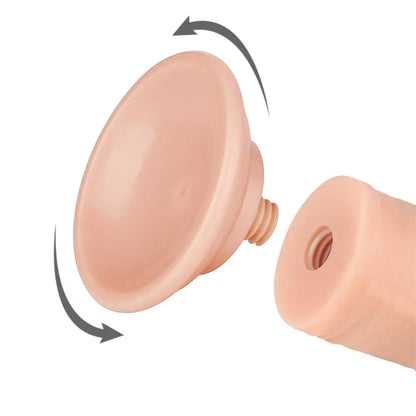 Lovetoy Sliding Skin Dual Layer Dong 8" Lovetoy