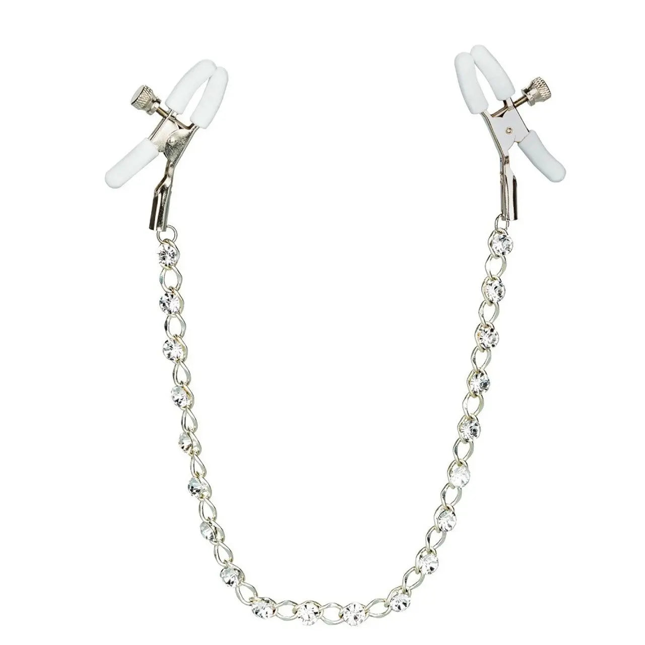 CalExotics Nipple Play Crystal Chain Nipple Clamps CalExotics
